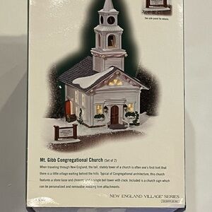 Department 56 New England Village – Mt. Gibb Congregational Church #56.56664